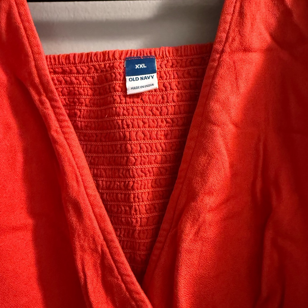 Old Navy Vibrant Red Midi Dress - Picture 4 of 4